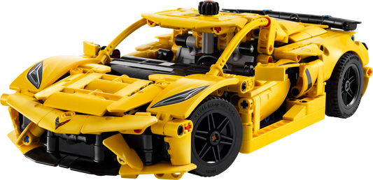 LEGO Technic Chevrolet Corvette Stingray Building Set for Kids 9+ | Realistic Sports Car Model for Play and Display