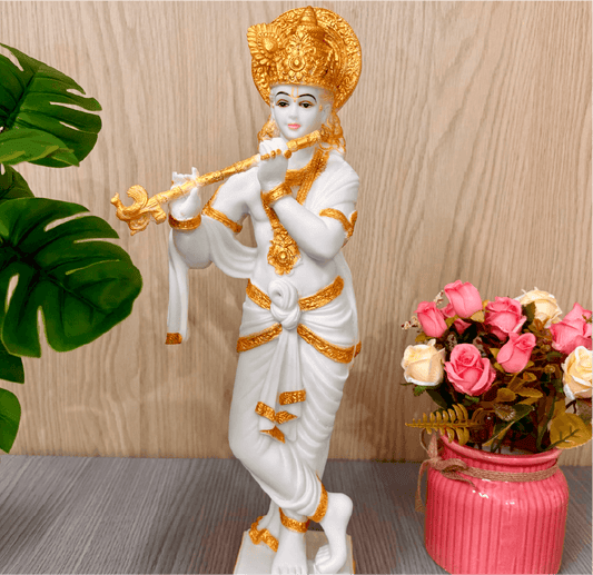 Lord Krishna Murti | Divine Krishna Idol for Home Temple & Spiritual Décor