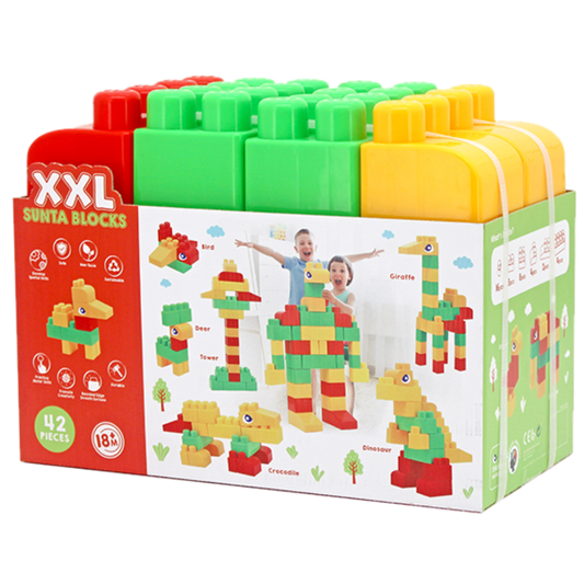 Sunta XXL Building Blocks Set 42 Pieces for Kids
