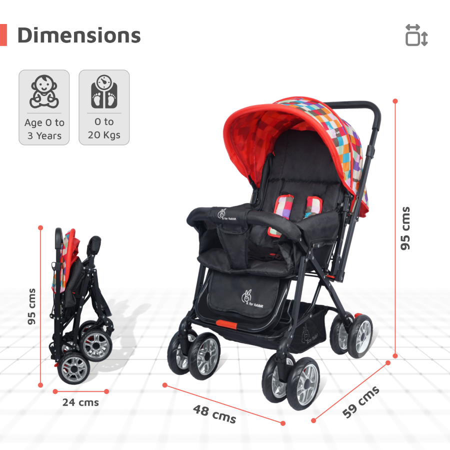 “Baby stroller with recline seat – Lollipop Lite lightweight stroller with adjustable positions”