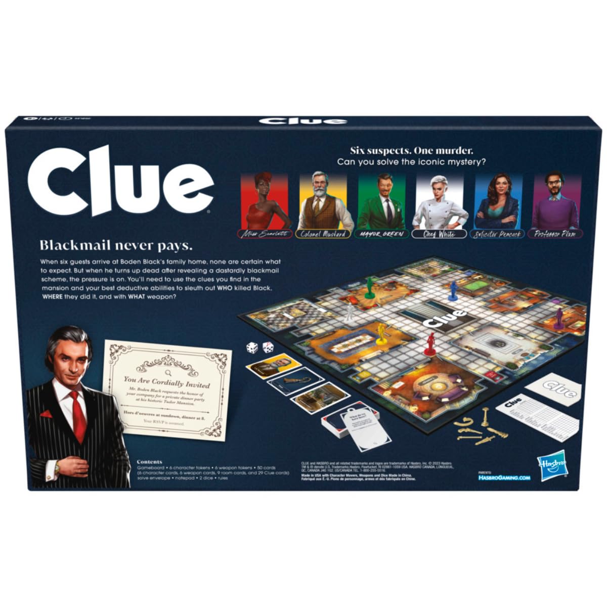 Clue Board Game for kids, teens, and adults