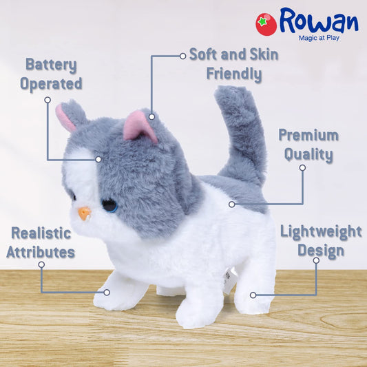 Cute meowing cat toy gift for toddlers and children