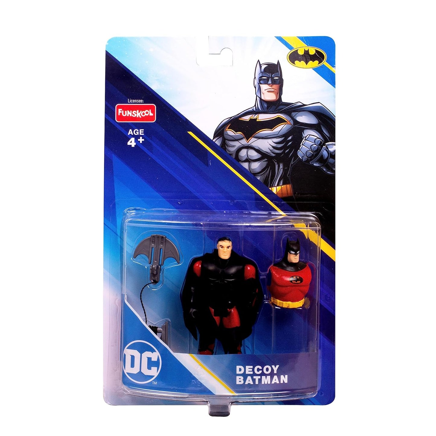 DC Comics Decoy Batman collectible figure in red and black armor
