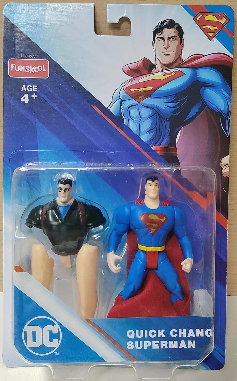 DC Comics Funskool Superman collectible action toy with cape