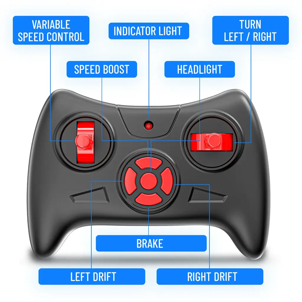 Durable RC monster truck toy for boys and girls outdoor fun.