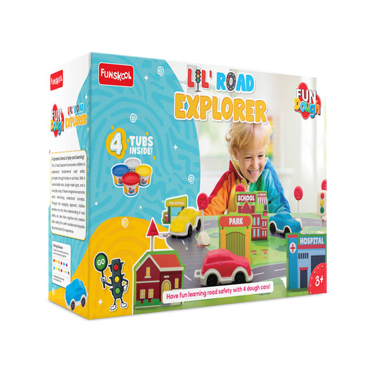 Funskool Fundough Lil’ Road Explorer playset for kids age 3+
