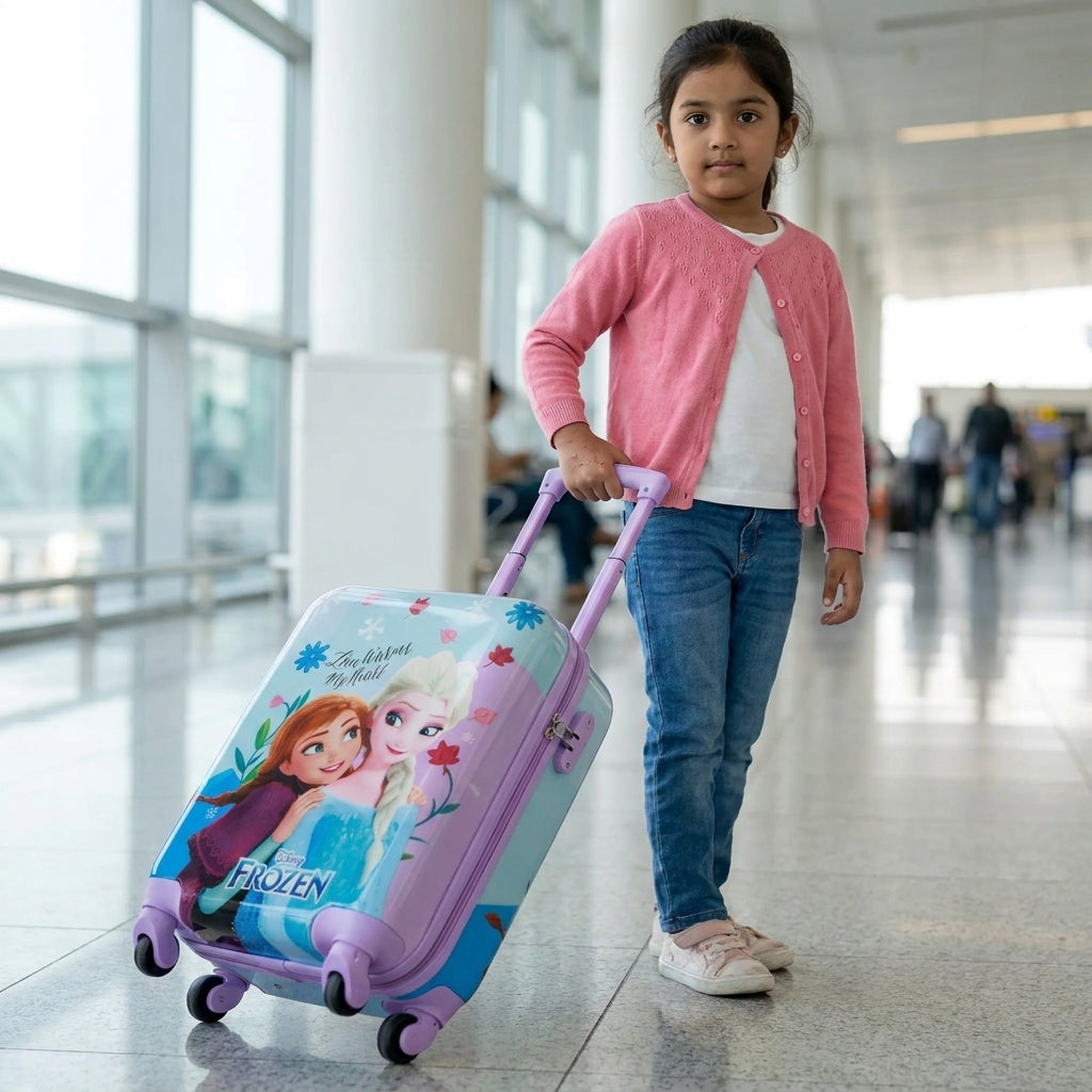 girls kids trolley luggage bag 18 inch cabin size
