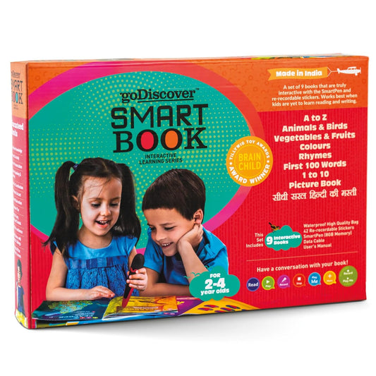 goDiscover Smart Book Interactive Learning Book for Kids