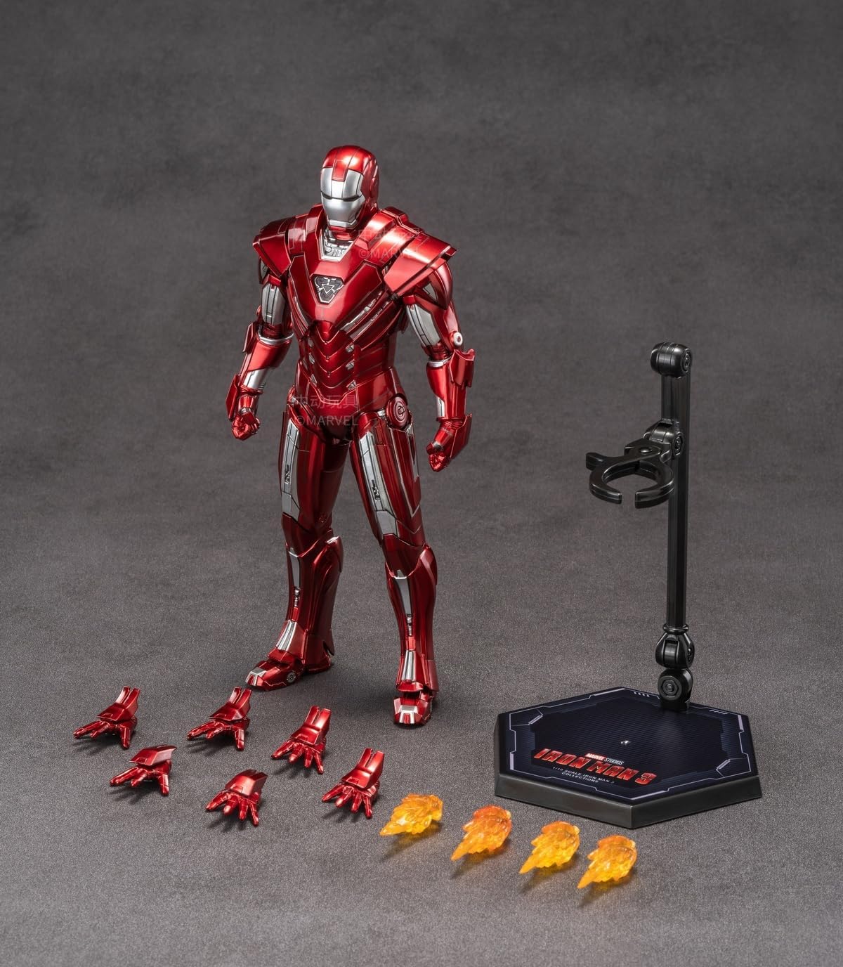 Iron Man Armor 33 1/10 Scale Collectible Figure – Marvel Silver Centurion Model