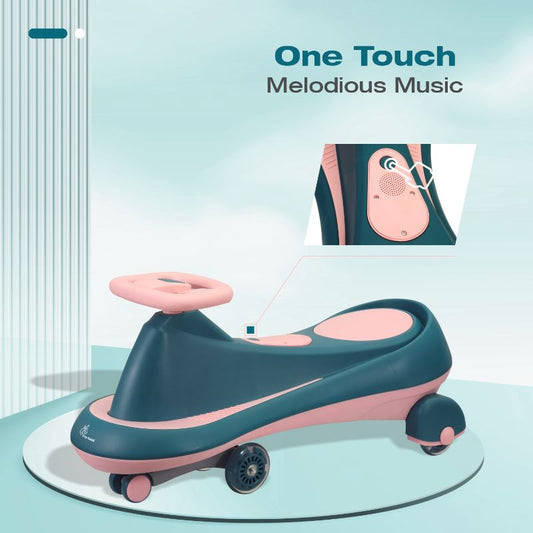 Battery-free Iya Iya Drift Swing Car powered by steering motion