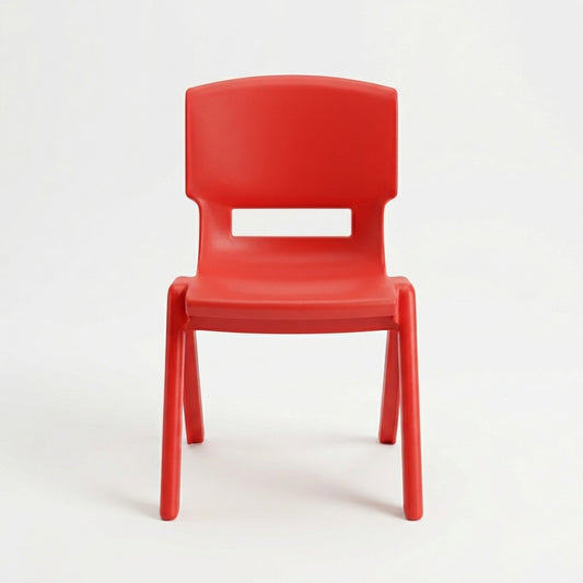 BPA-free red plastic chair for toddlers safe durable lightweight design