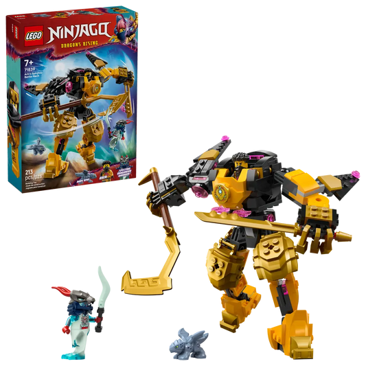 Lego Ninjago Arin’s Spinjitzu Battle Mech building set for kids ages 7 and up