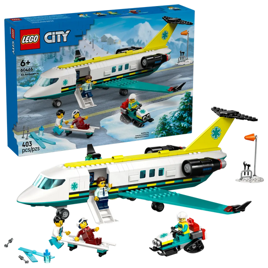 LEGO City Emergency Air Ambulance Airplane set