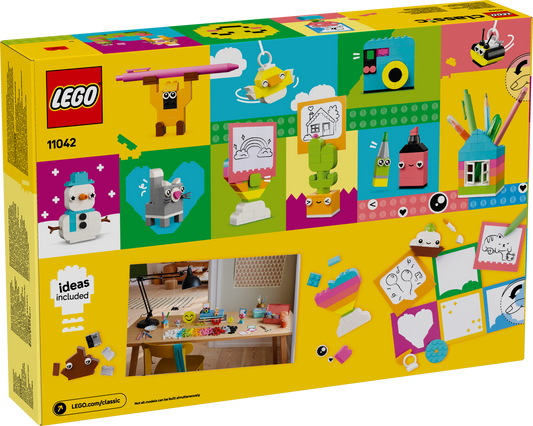 LEGO Creative Happy Box building set with 680 colorful pieces for kids aged 5+