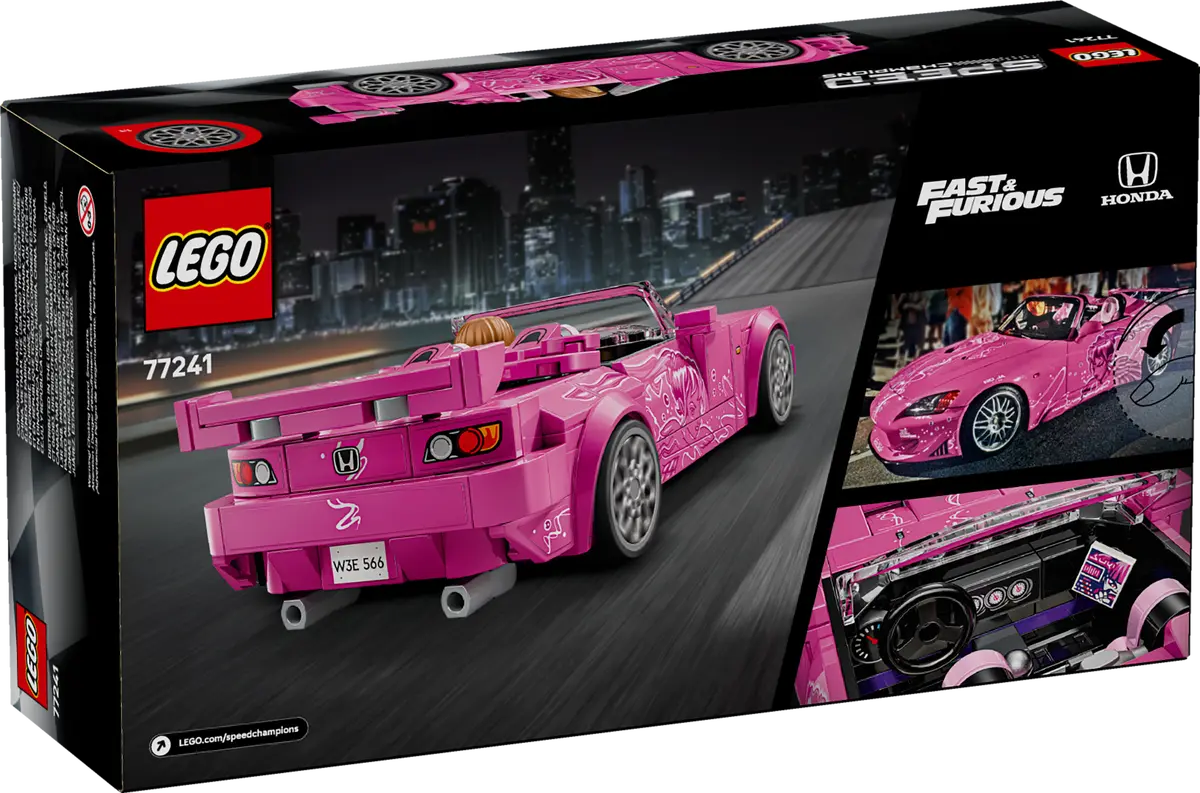 LEGO Speed Champions 2 Fast 2 Furious Honda S2000 box and model