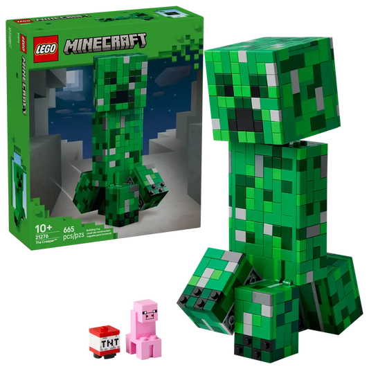 LEGO The Creeper™ – 665-Piece Minecraft-Inspired Building Toy for Kids 10+ | Creative Display & Play Set