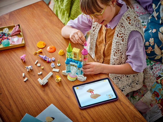 LEGO Unicorn Castle 390-piece pastel building toy for children