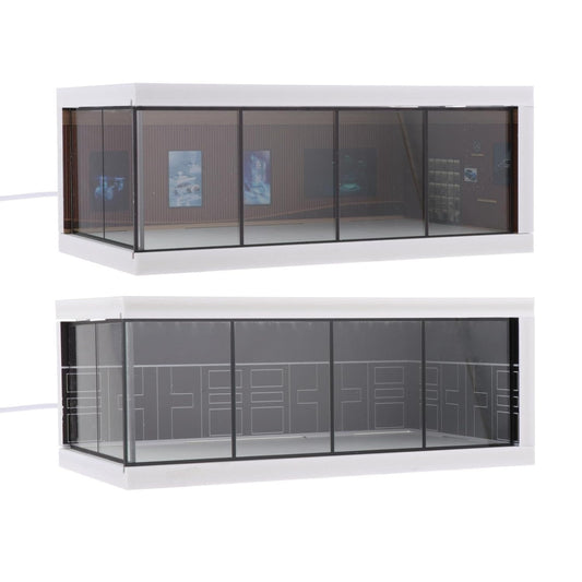 LOOM TREE LED light diorama garage display for diecast car collectors