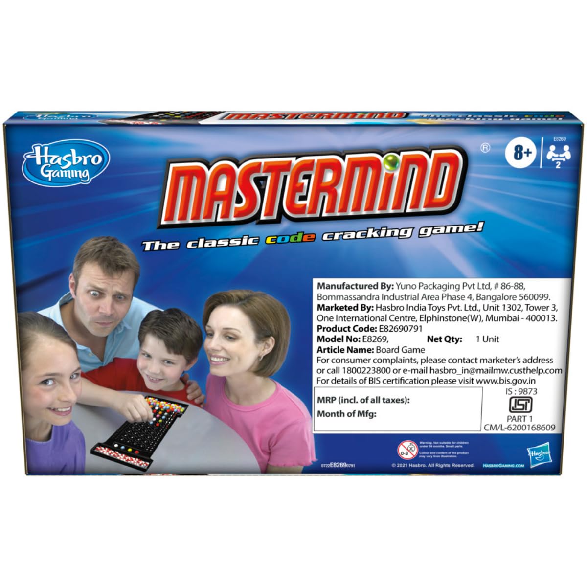 Hasbro Mastermind strategy and deduction board game