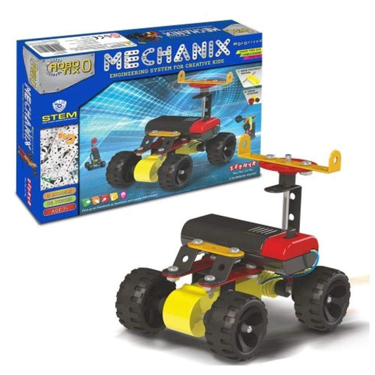 Mechanix Robotix-0 STEM kit for kids with motor and gears