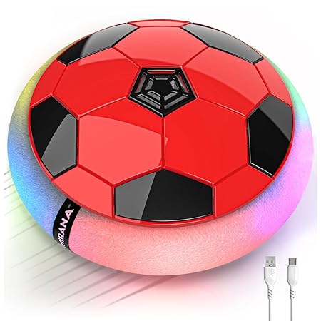 Mirana rechargeable hover football with LED lights for kids indoor play