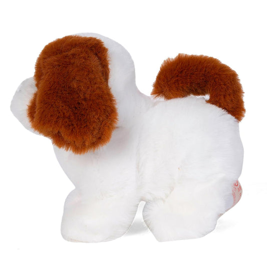 Soft and furry dog stuffed animal toy