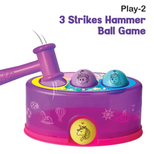unicorn themed baby activity toy set sensory development toys