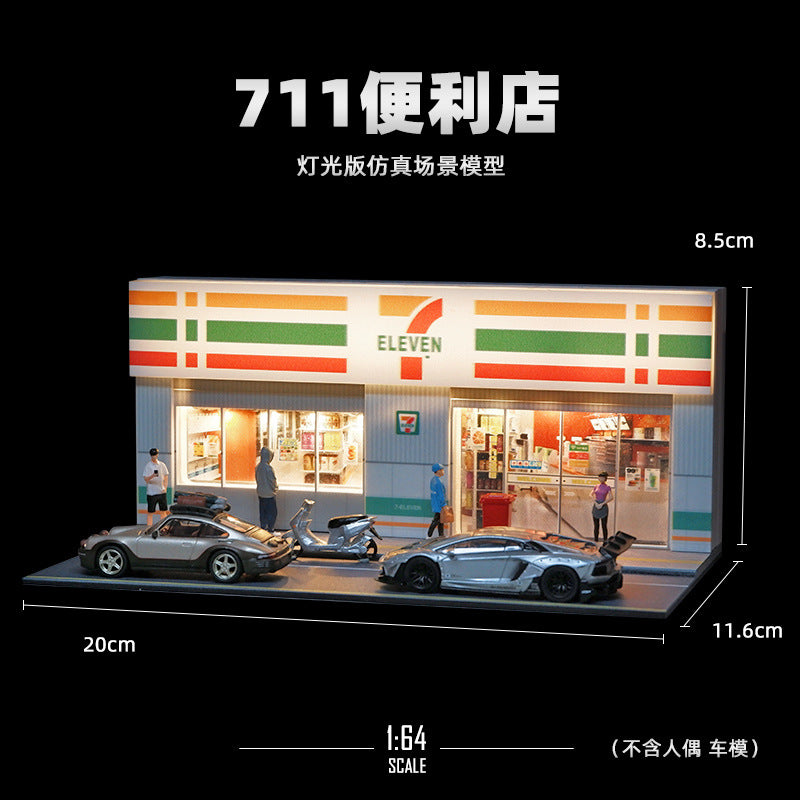 1:64 Diorama Convenience Store | Realistic Miniature Model for Car ...