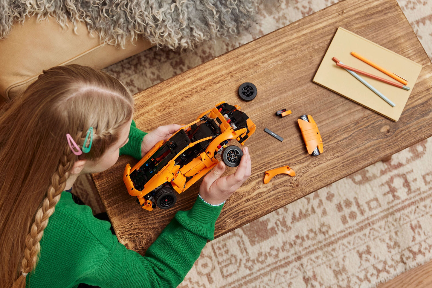 LEGO Technic Lamborghini Huracán Tecnica – Advanced Supercar Building Set for Kids Ages 9+ | Realistic Model Racing Car Toy