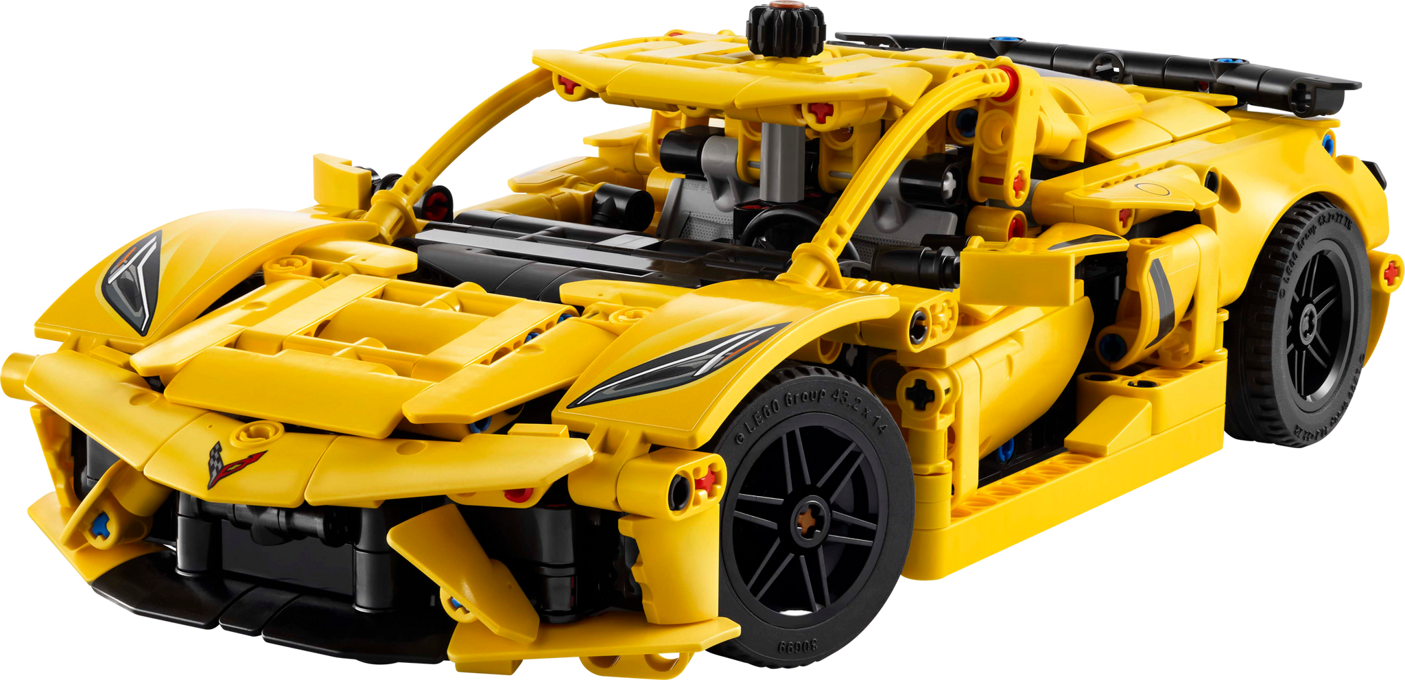 LEGO Technic Chevrolet Corvette Stingray Building Set for Kids 9+ | Realistic Sports Car Model for Play and Display