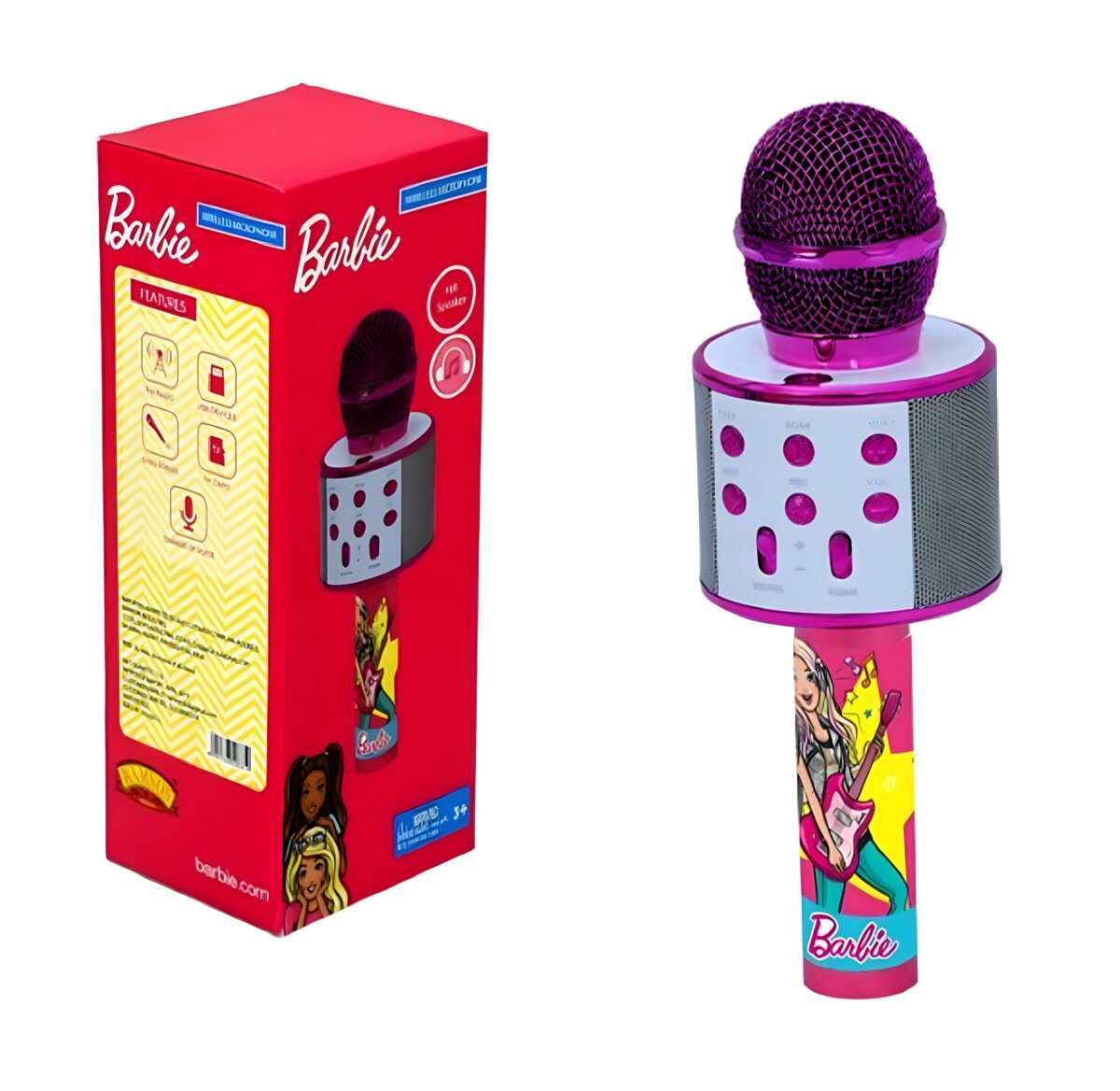 Barbie Pink Wireless Bluetooth Mic with Speaker