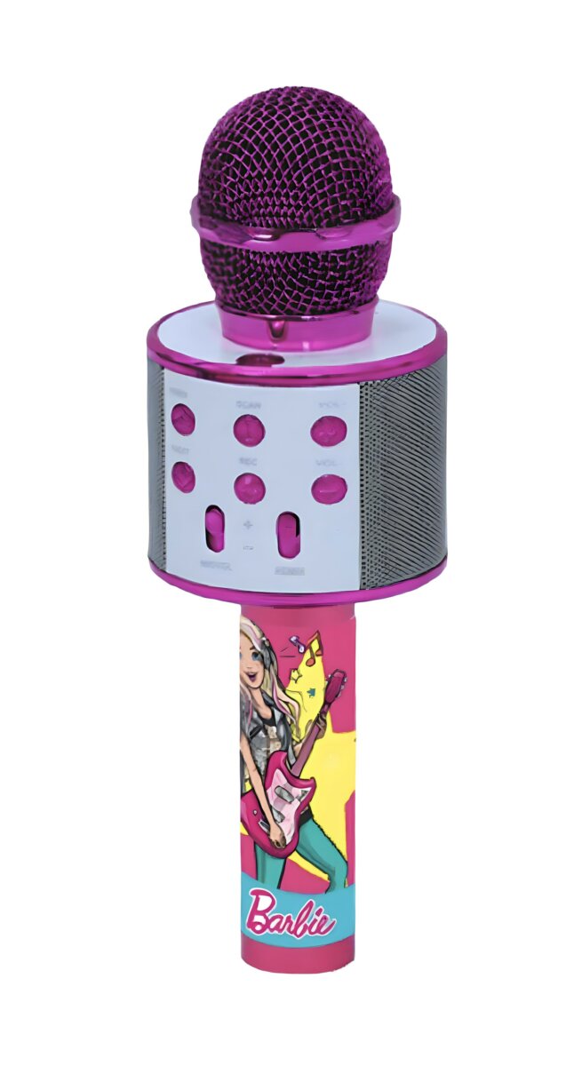 Barbie Theme Wireless Bluetooth Karaoke Microphone for Kids
