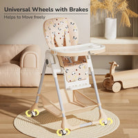 Marshmallow High Chair for Babies & Toddlers – Easy-to-Clean, Portable & Comfortable