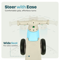 Speedster Glider Baby Ride-On Car with Music, LED Lights, EVA Wheels & Storage – Push Toy for Toddlers”