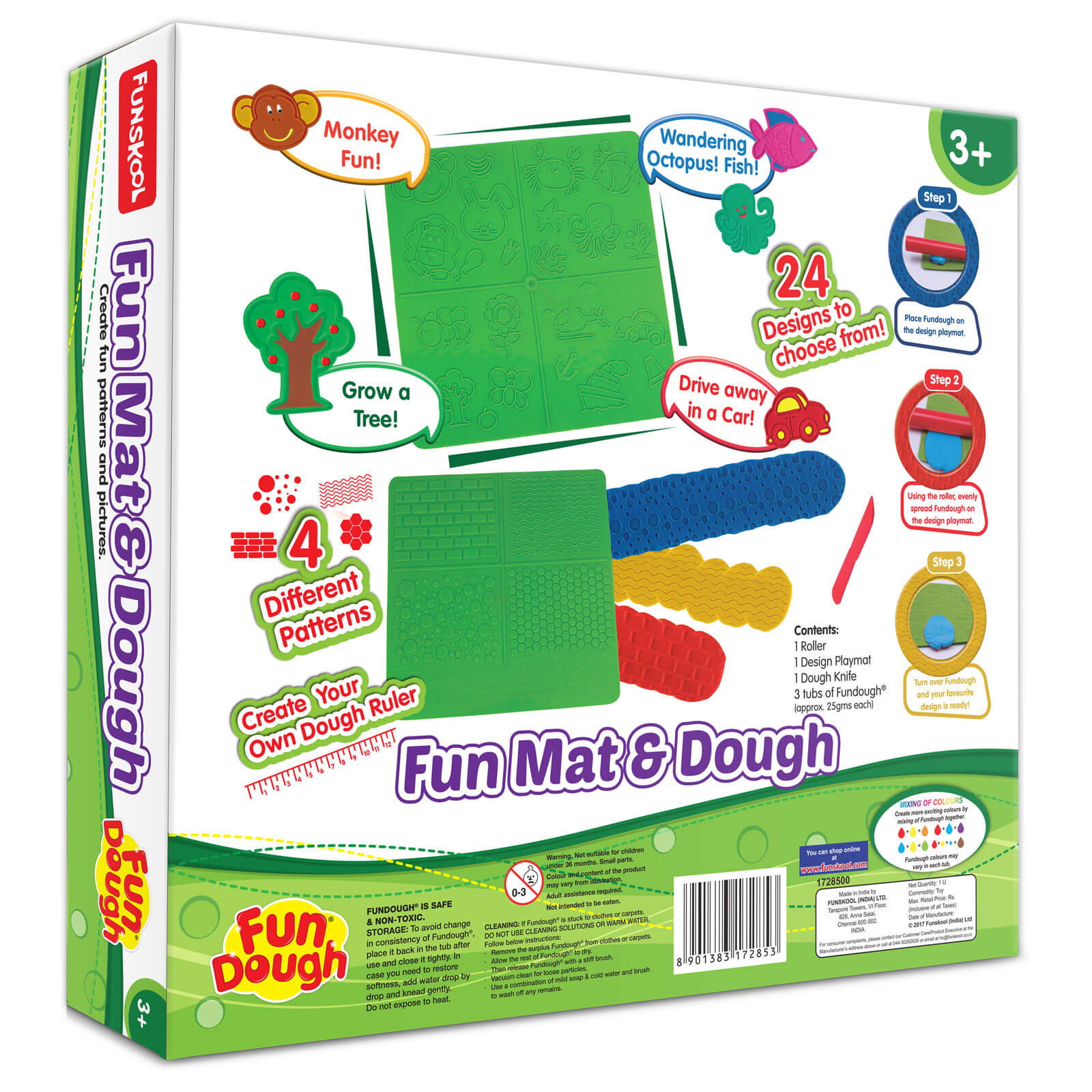 Funskool Fundough mat and dough set for toddlers