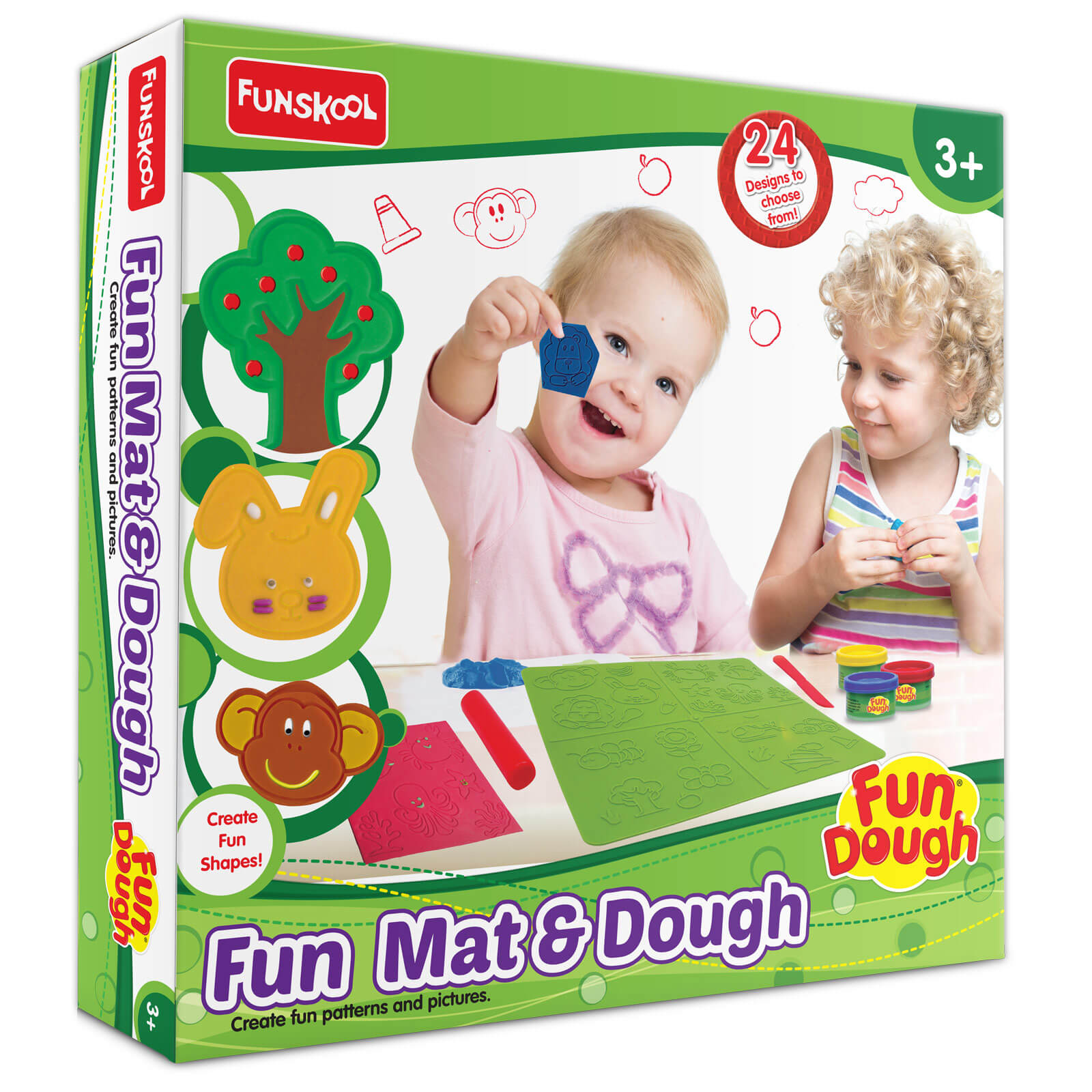 Funskool Fundough Fun Mat & Dough creative playset for kids age 3+