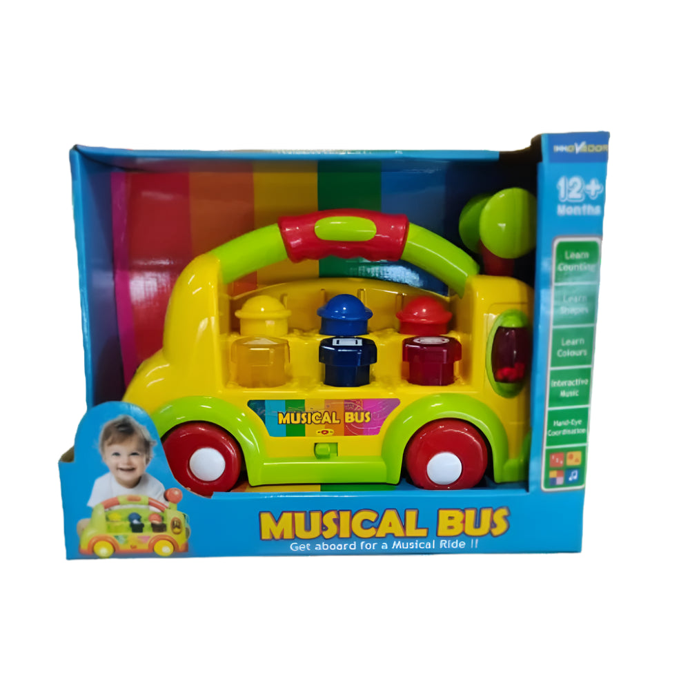 Innovador Musical Bus Toy for Kids with Sound and Light