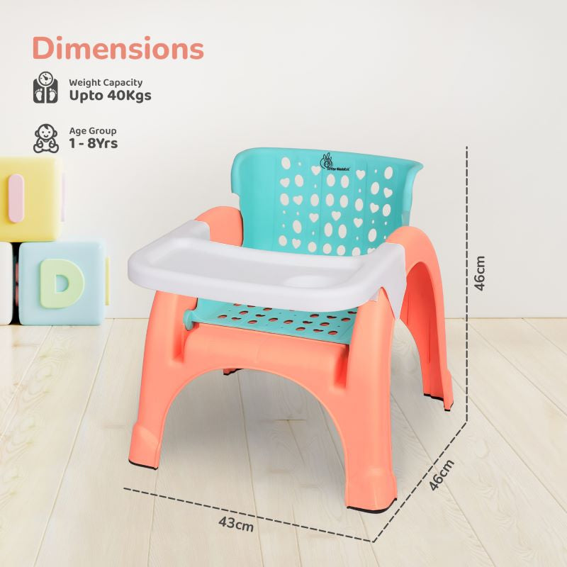 3-in-1 baby chair for feeding, learning, and fun activities
