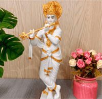 Lord Krishna Murti | Divine Krishna Idol for Home Temple & Spiritual Décor