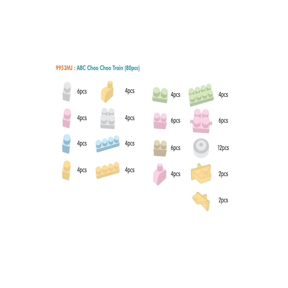 Educational Train Set Building Toy for Toddlers