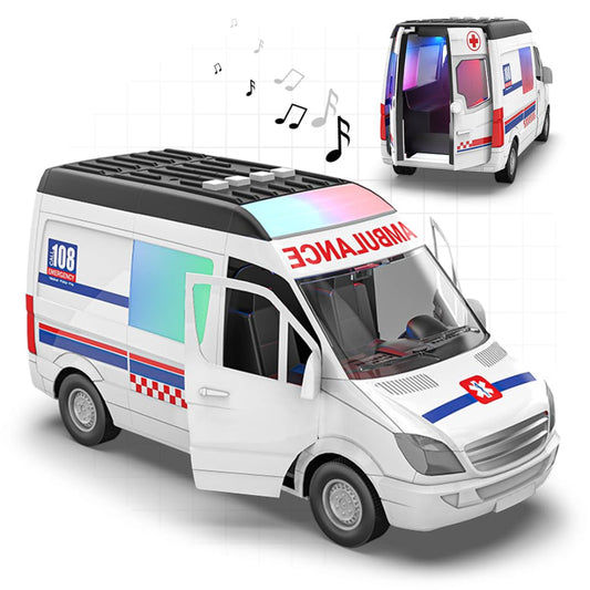 Mirana Ambulance Toy Van for Kids with Lights and Sound