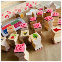 Wooden Stamp Kit - My World