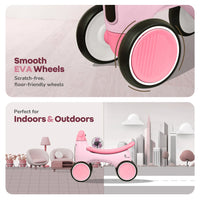 Speedster Glider Baby Ride-On Car with Music, LED Lights, EVA Wheels & Storage – Push Toy for Toddlers”