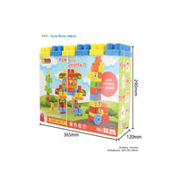 Educational Building Blocks with Alphabets and Numbers