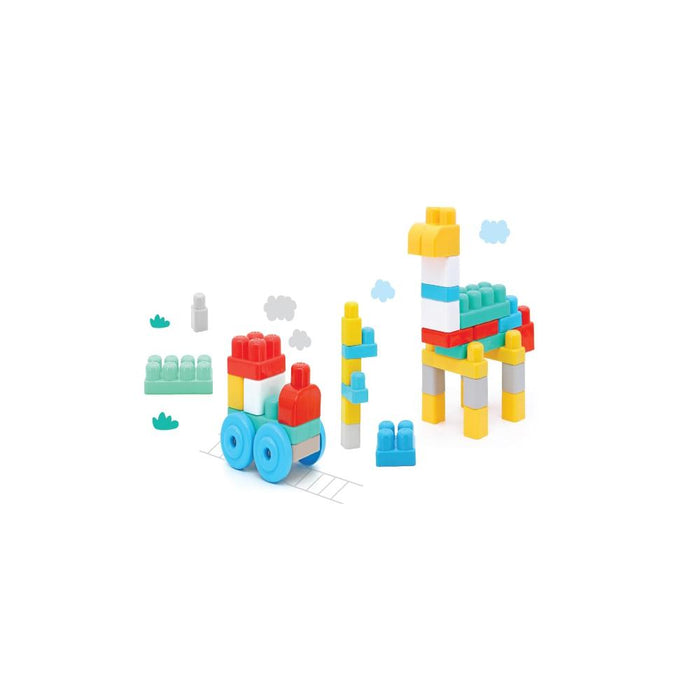 Pull-Along Building Blocks Toy for Toddlers