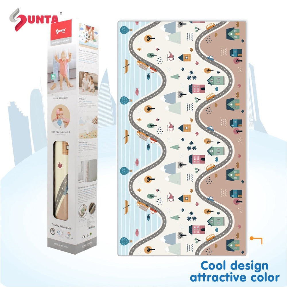 Soft and Safe Baby Play Mat by Sunta for Crawling and Playtime