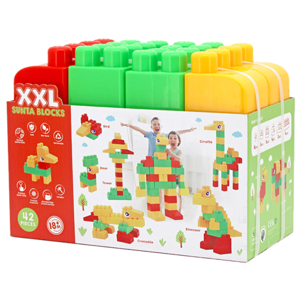 Sunta XXL Building Blocks Set 42 Pieces for Kids