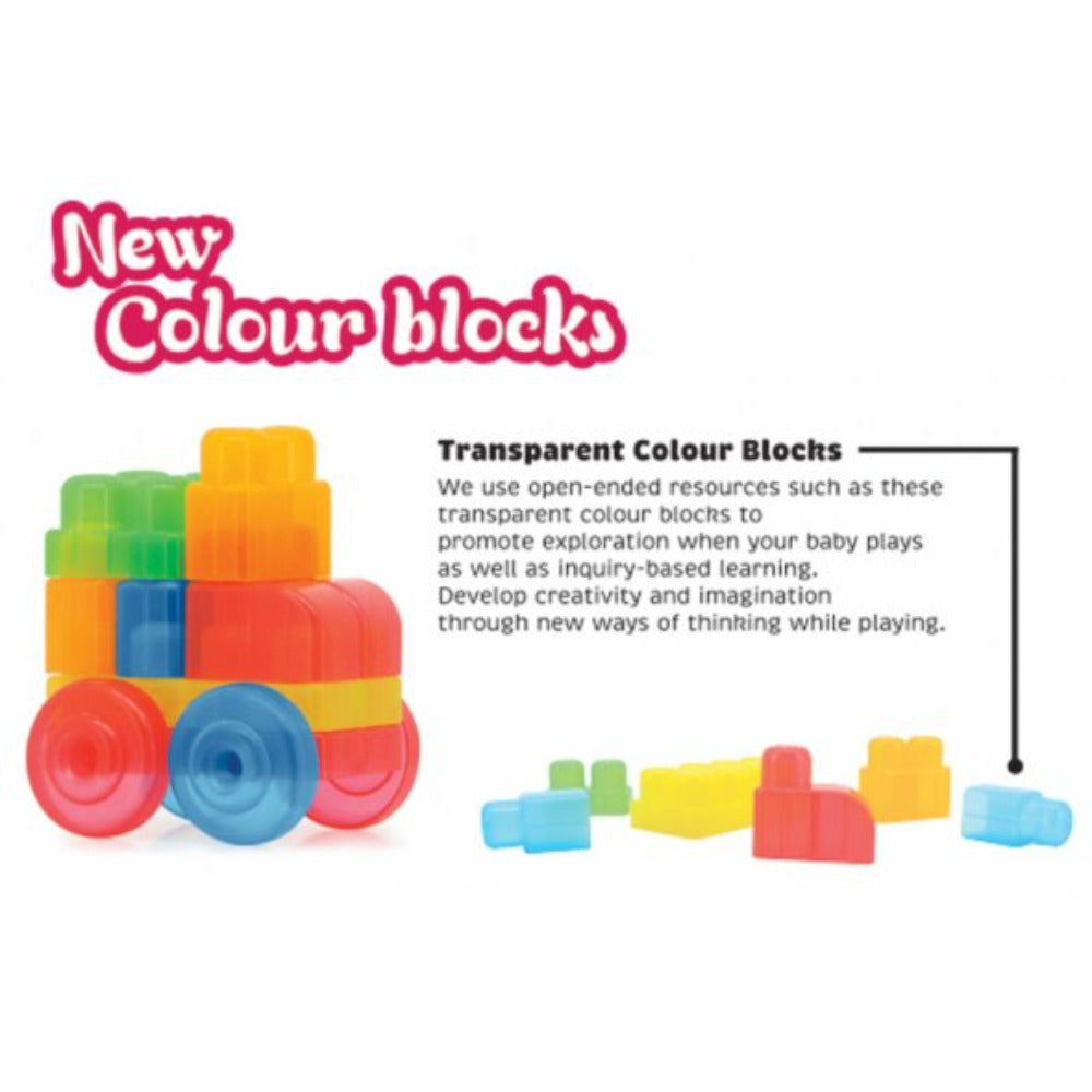Kids Creative Play Building Blocks with Storage Bag