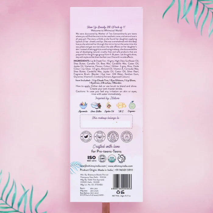 Whimsy Glow-Up Beauty Kit - Pack of 7