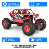 All-terrain Wheel Drive RC monster truck for kids outdoor racing.